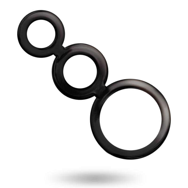 Addicted Toys Rings Set for Penis - Smoked