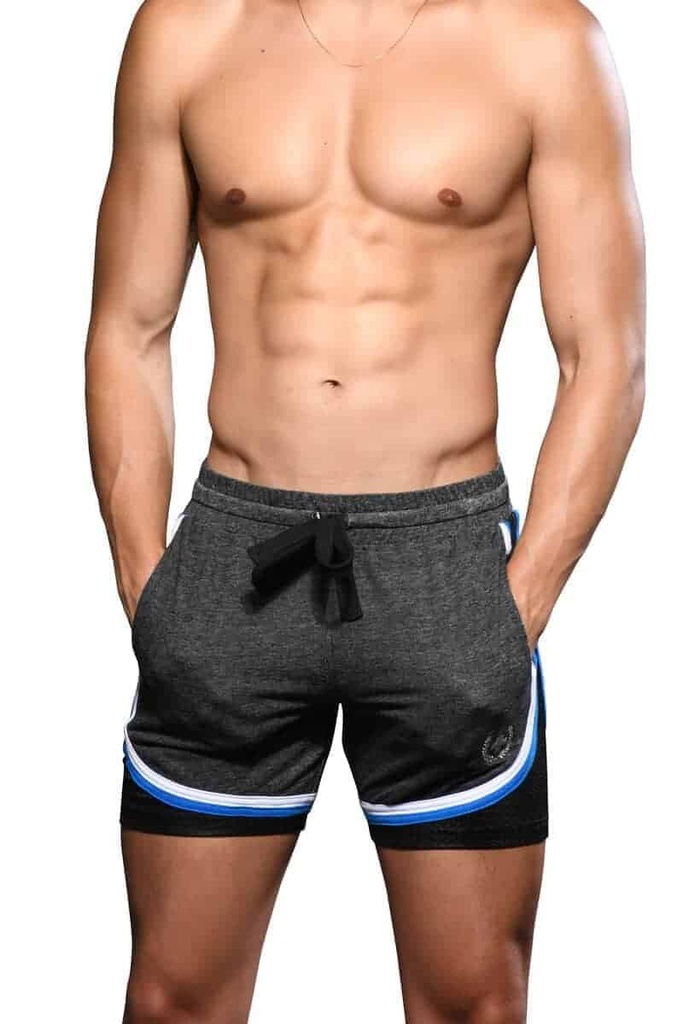 ANDREW CHRISTIAN Laurel Mesh Training Shorts S