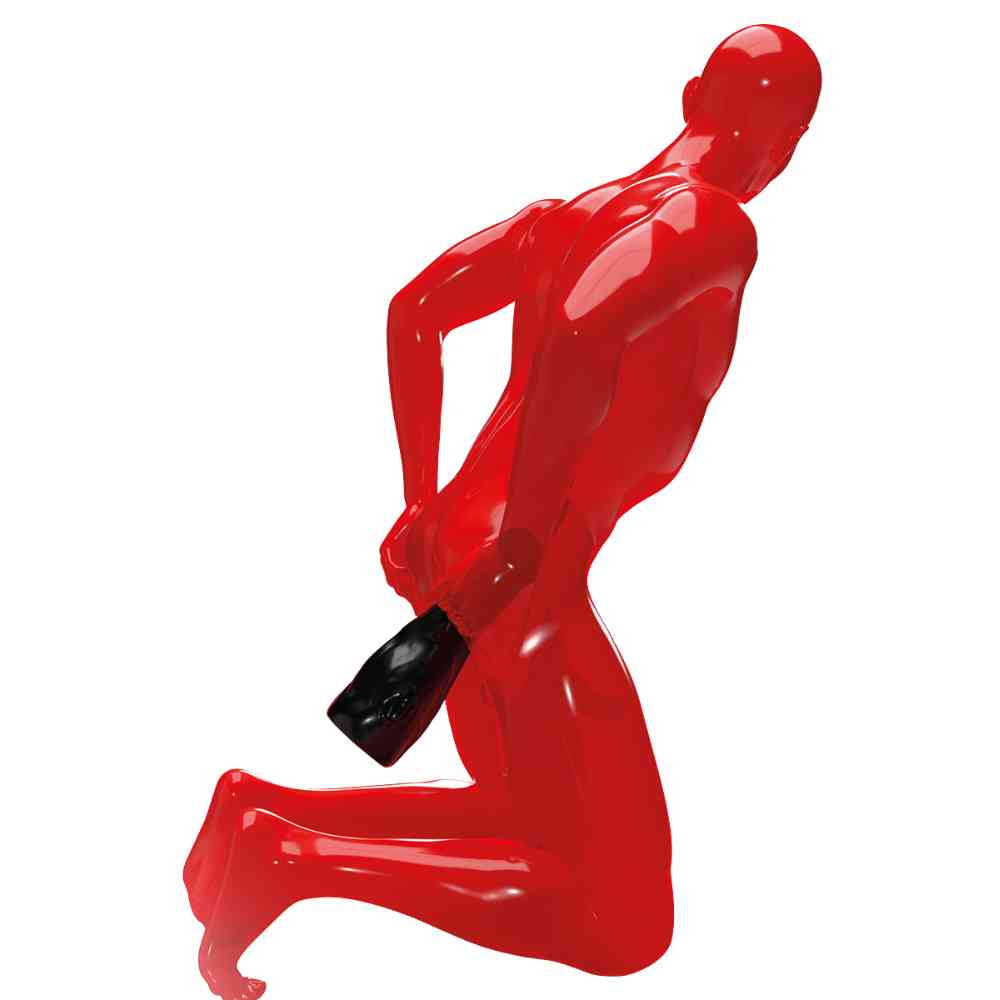 XXL Dildo "Backstroke Black"