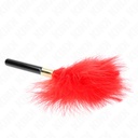 Kink - Piume Tickle in Metallo Oro Rosso 18 Cm