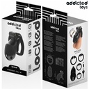 Addicted Toys Locked Mindnight Cell Penis Cage Size M