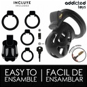 Addicted Toys Locked Silent Keep Penis Cage 7.5 Cm