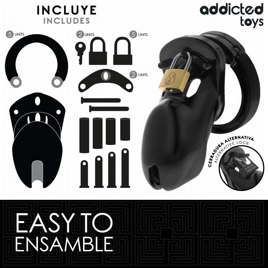Addicted Toys Locked Forbidden Vault Penis Cage 10 Cm