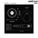 Addicted Toys - Pulitore Anale Con Adattatore Universale Modello 5