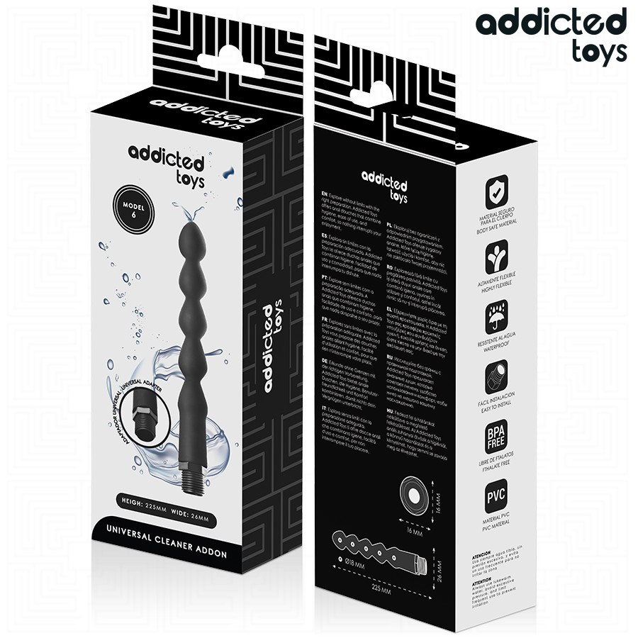 Addicted Toys - Pulitore Anale Con Adattatore Universale Modello 6