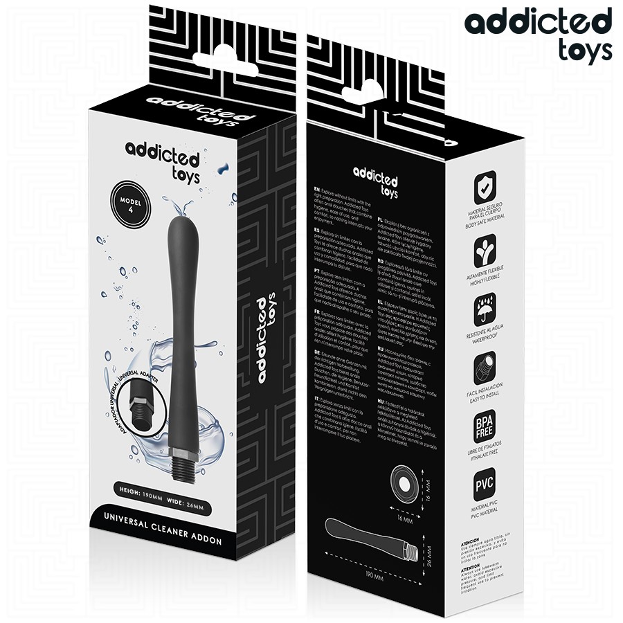 Addicted Toys - Pulitore Anale Con Adattatore Universale Modello 4