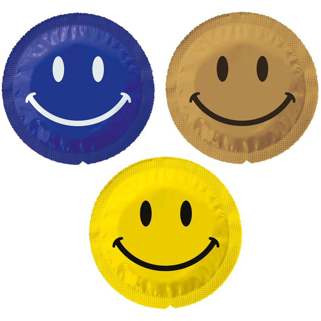 EXS Smiley Face Condoms - 12 Pack