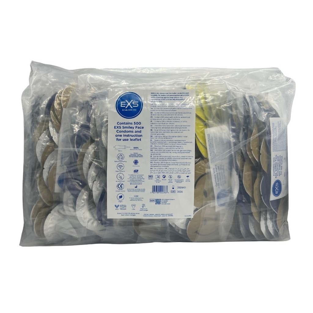 EXS Smiley Face Condoms - 12 Pack