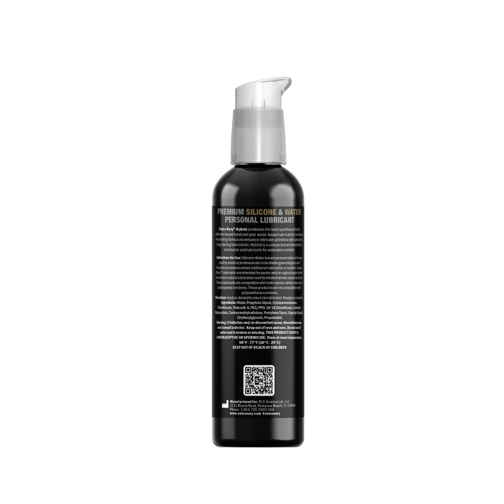 Swiss Navy Silicone and Water Hybrid Lubricant 60ml
