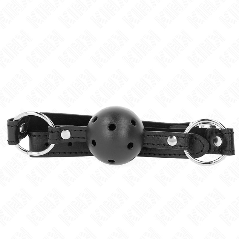 KINK Hohlkugel Ball Gag – Schwarz (4.5 cm)