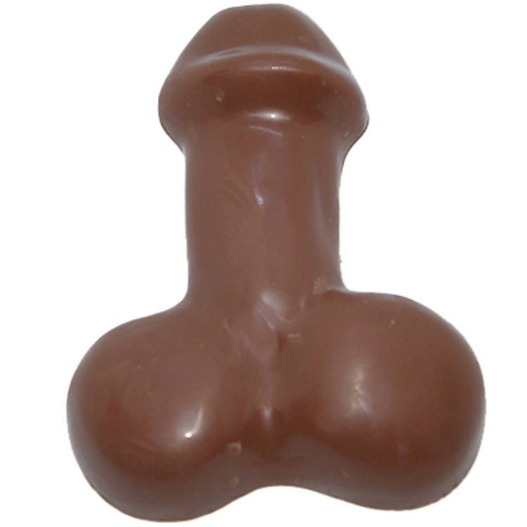 Wuchtiger Schoko Penis aus Milchschokolade