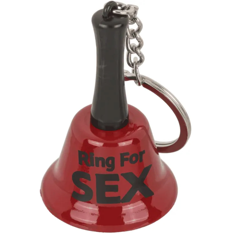 Ring for Sex Bell Keychain