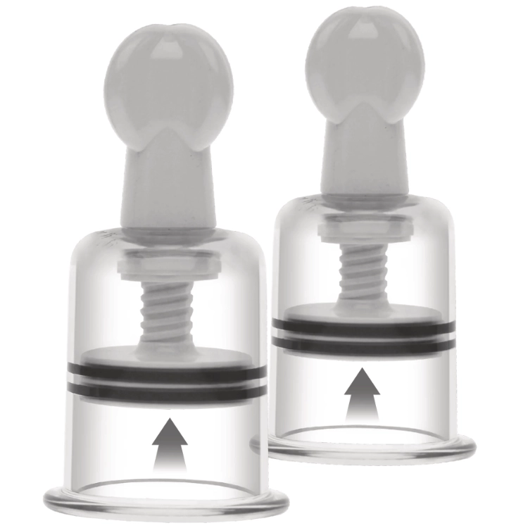 She.E.O. Nipple & Clitoral Suckers M/L WHITE