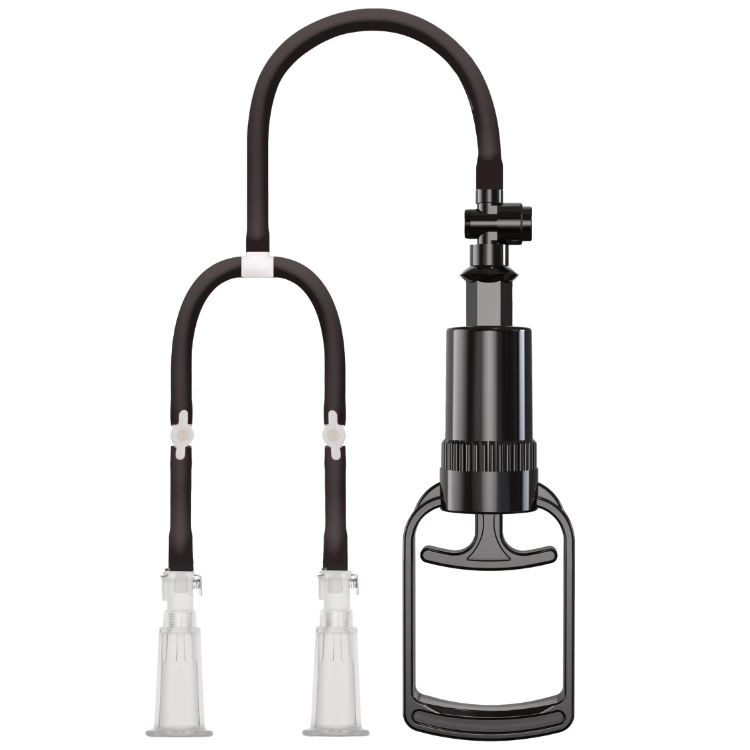She.E.O. Vacuum Nipple Pleasure Pump  BLACK (M/L)