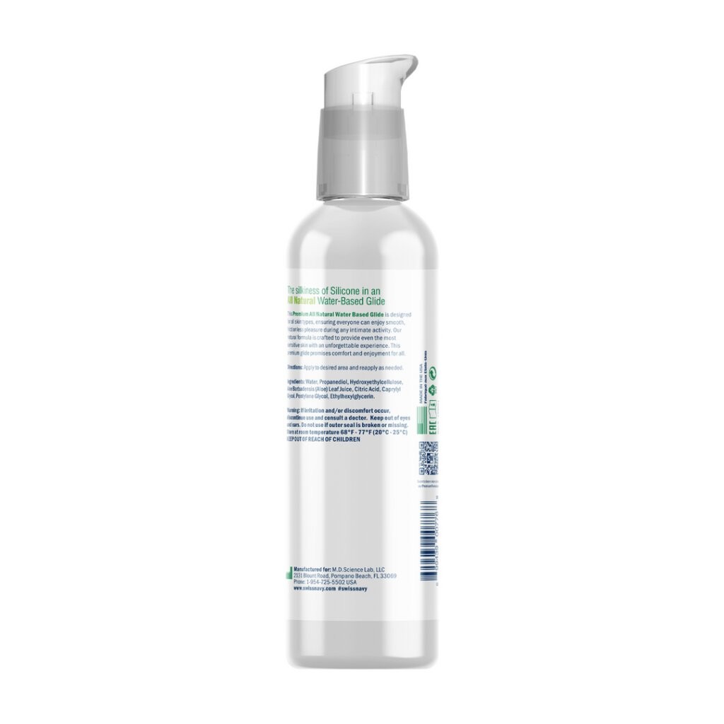 Swiss Navy Natural Premium Waterbased Lubricant – Natürliches Gleitmittel auf Wasserbasis