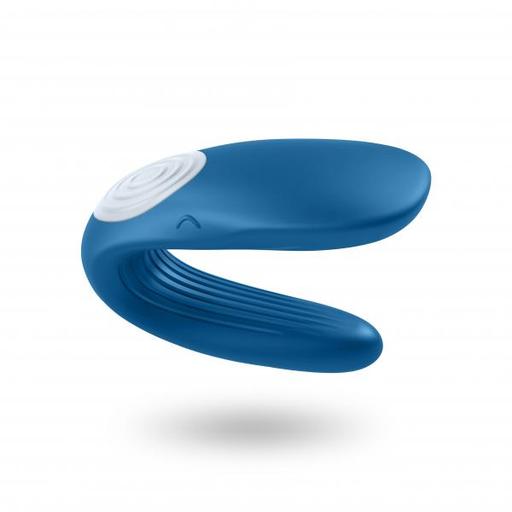 Satisfyer Double Whale Partner Vibrator-Blue