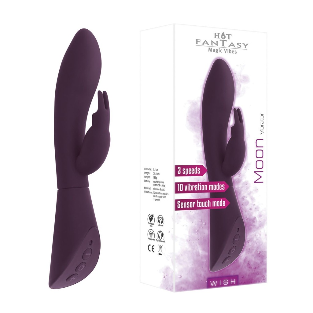 HOT FANTASY WISH Moon Vibrator Purplish violett