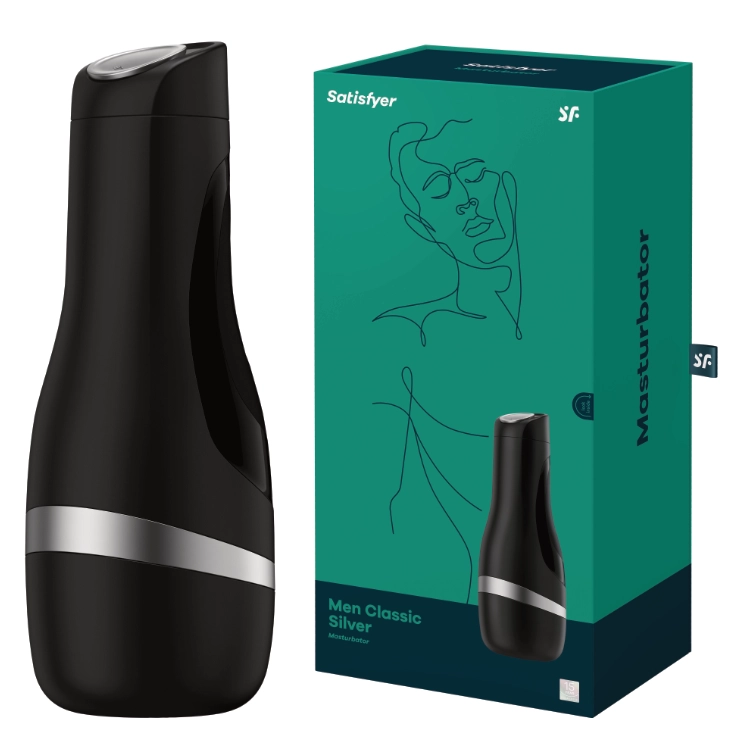 SATISFYER Men Classic Silver Masturbator