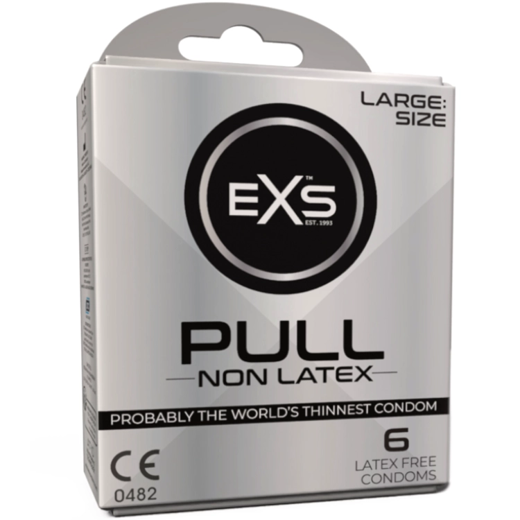 EXS Pull Kondome latexfrei, extra gross – 6 Stück