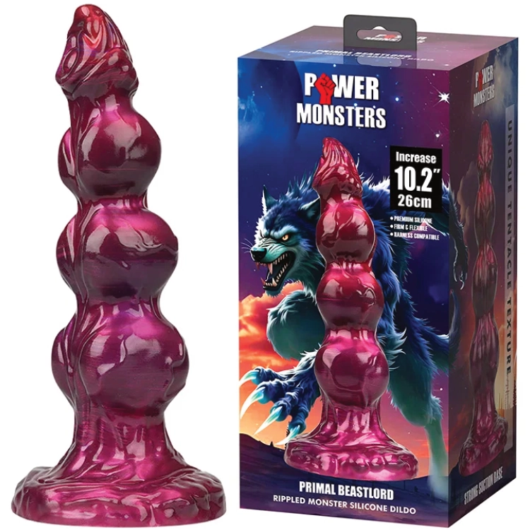 Power Monsters Primal Beastlord – Rippled Monster Dildo 26 cm