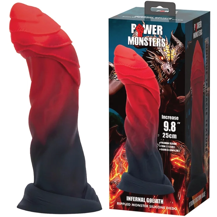 Power Monsters Infernal Goliath – Rippled Monster Dildo 25 cm