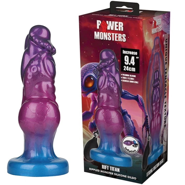 Power Monsters Rift Titan – Aufblasbarer Monster Dildo 24 cm