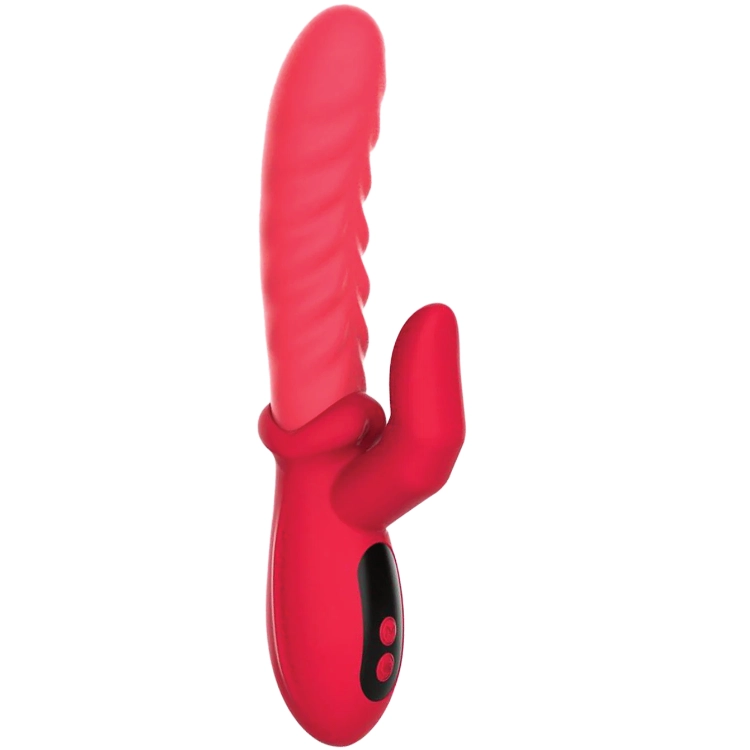 IY Tingly – Vibrator mit Finger- & Wellenfunktion und App-Steuerung – Rot