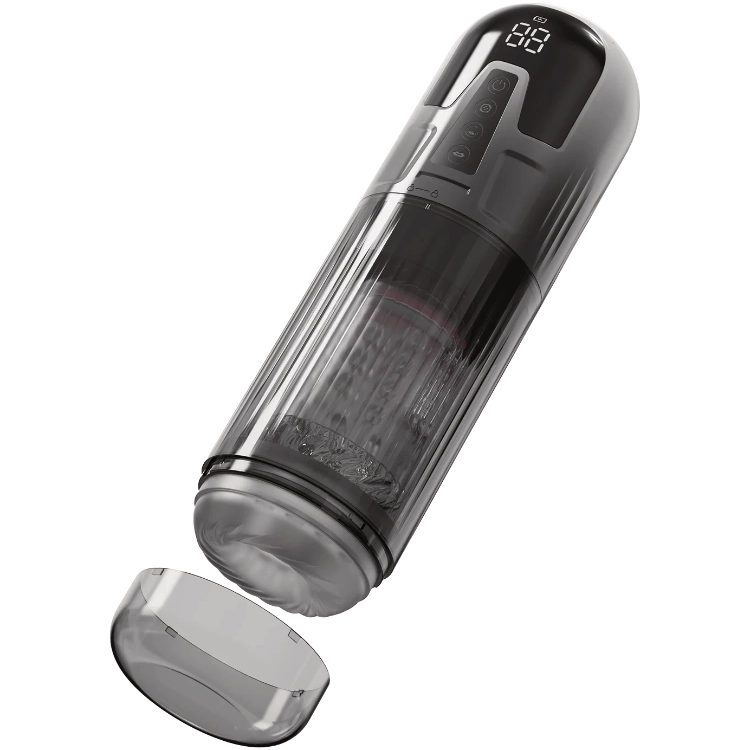 Rimba Toys Orgastobator 08 – Masturbator für Männer – Schwarz & Transparent