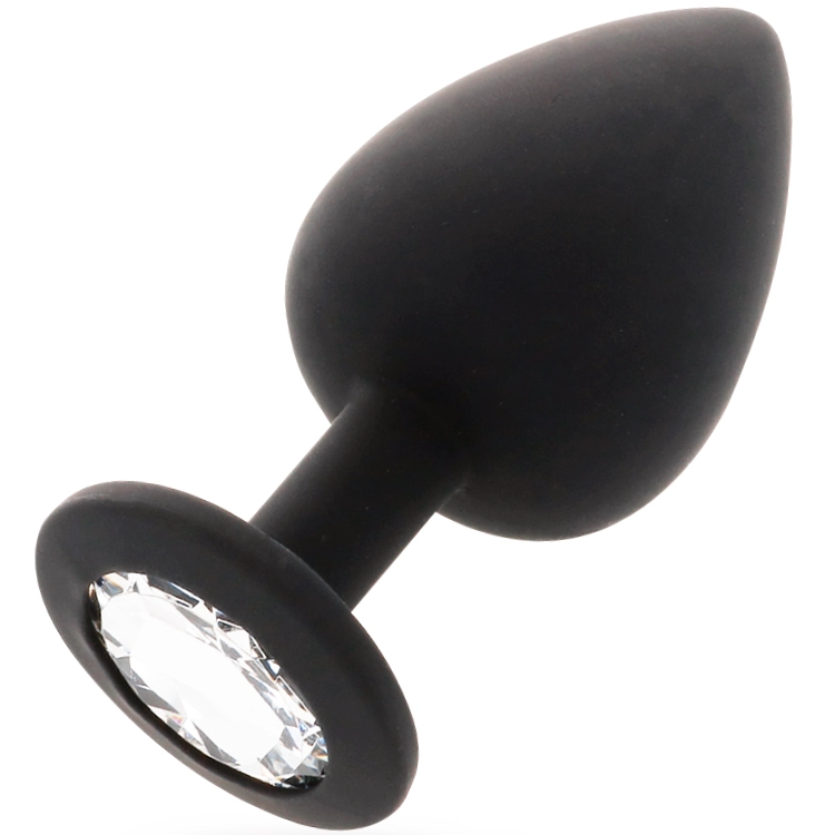 NTENSE Shelki L Analplug aus Silikon 9,2 cm (schwarz)