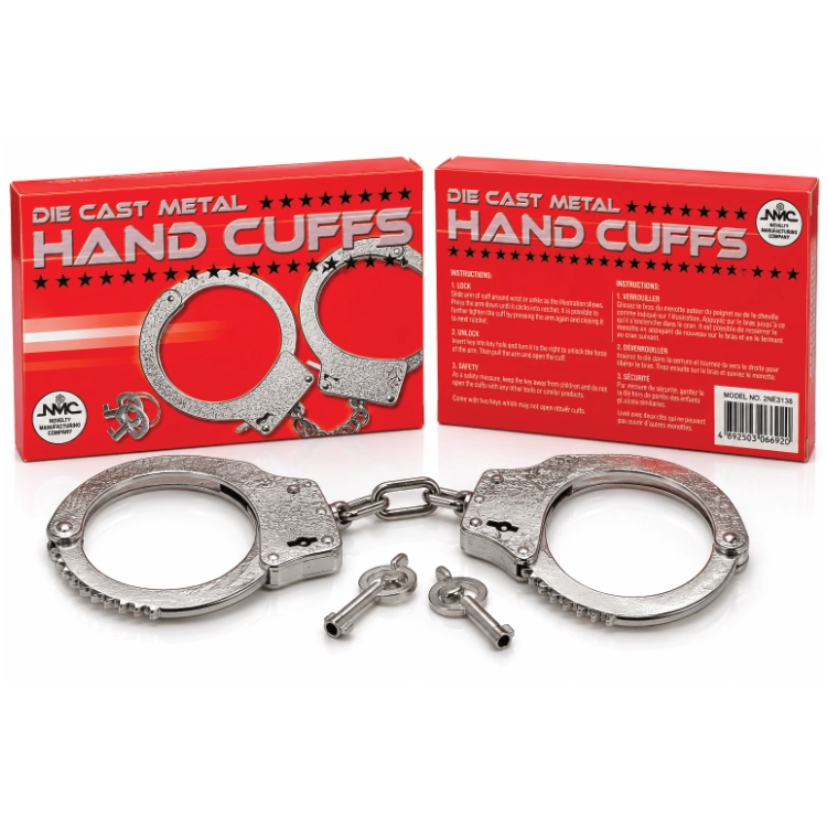 Die Cast Metal Hand Cuffs – Metall-Handschellen mit Schlüssel