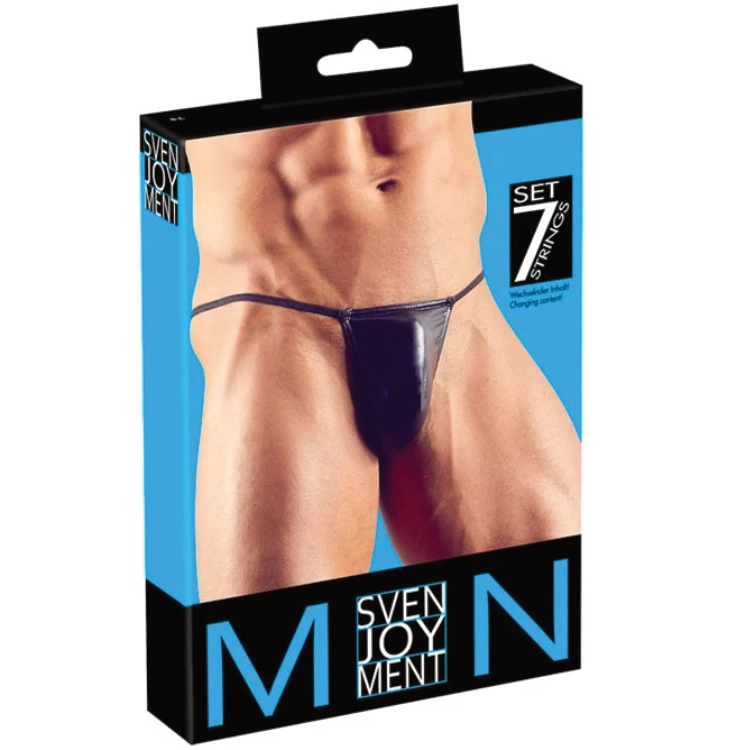Svenjoyment Herren Strings – Überraschungs-Set – 7er-Pack