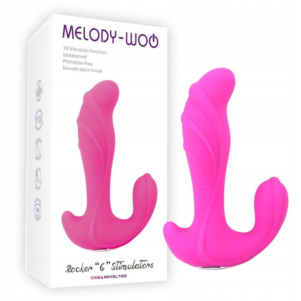 Melody-Woo Analvibrator – 10 Vibrationsmodi – USB – 15,1 cm