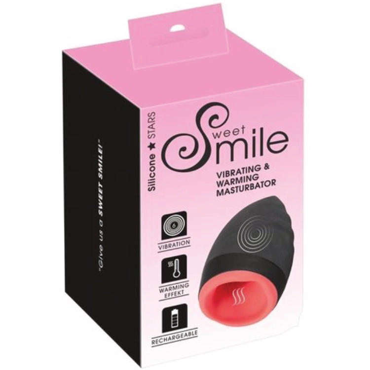Sweet Smile Warming Masturbator – Vibration & Wärme bis 40 °C