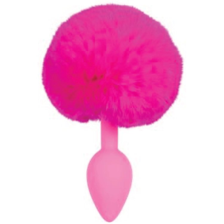 You2Toys Colorful Joy Bunny Tail Plug – Pink – 13 cm