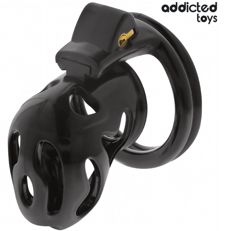 ADDICTED TOYS LOCKED Versiegelter Peniskäfig – 8 cm – 4 Ringe