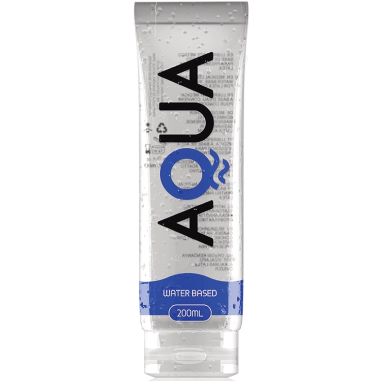 AQUA QUALITY Gleitmittel – Wasserbasiert – Farblos & Geruchlos (200 ml)