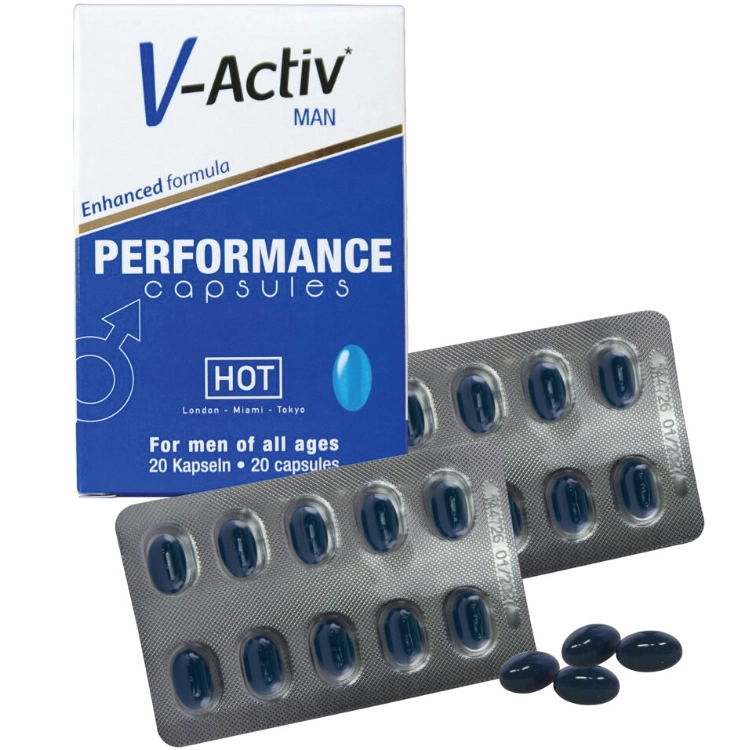 V-Activ MAN Performance – Nahrungsergänzung für Männer – 20 Kapseln