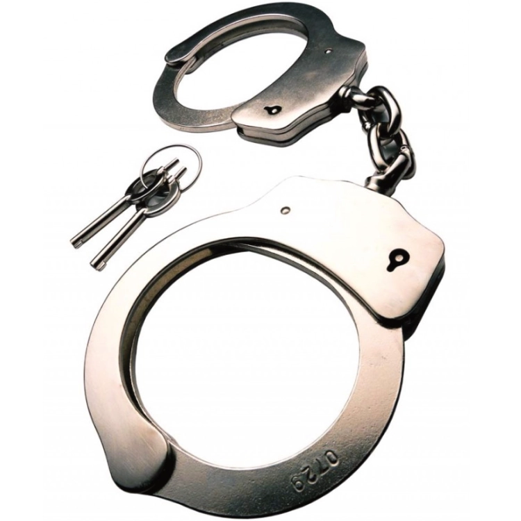 Echte Metall-Handschellen – Abschliessbare BDSM-Handfesseln mit 2 Schlüsseln