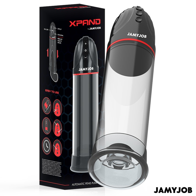 JamyJob XPAND – Automatische Penispumpe mit 3 Saugstufen