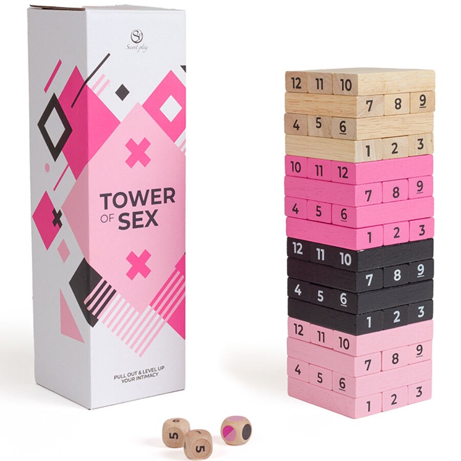 SECRETPLAY – Holzspiel „Tower of Sex“