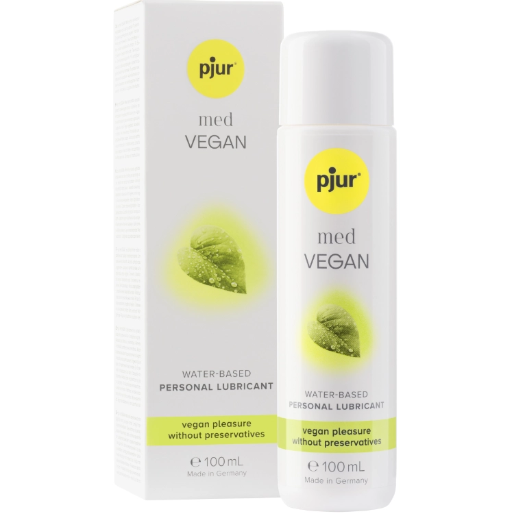 Pjur Med Vegan Glide Water-Based Intimate Personal Lubricant (100ml)