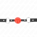 KINK Ball Gag mit Schloss – Rot 4 cm
